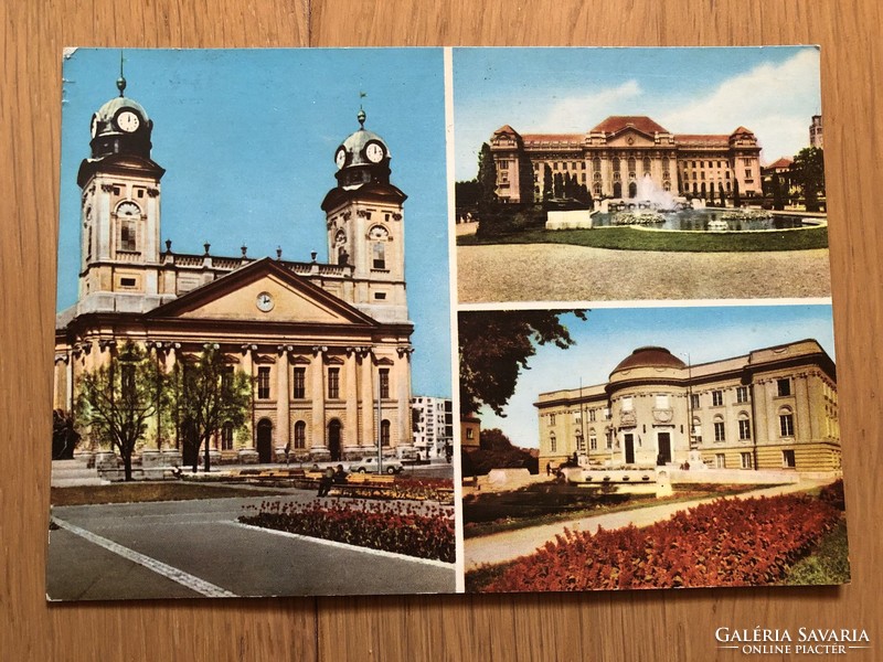 Postcard from Debrecen - Csongrád Days with stamp - 1973