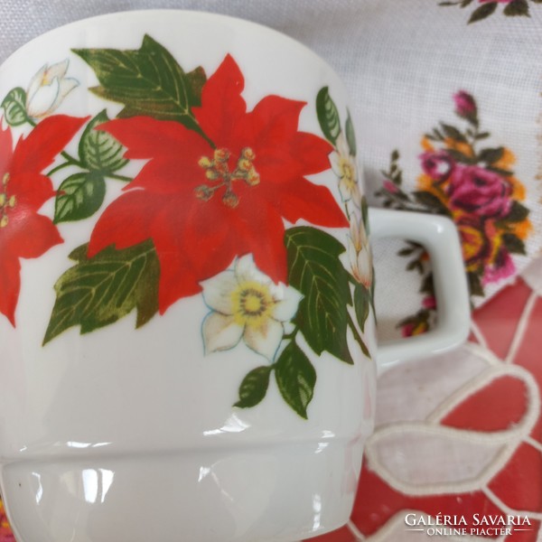 Santa's Zsolnay flower mug