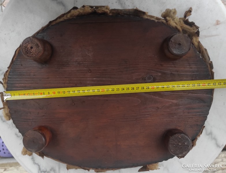 Làbzsàmoly láb tartó cica szék lábtartó antik kisbútor legalább 100 éves