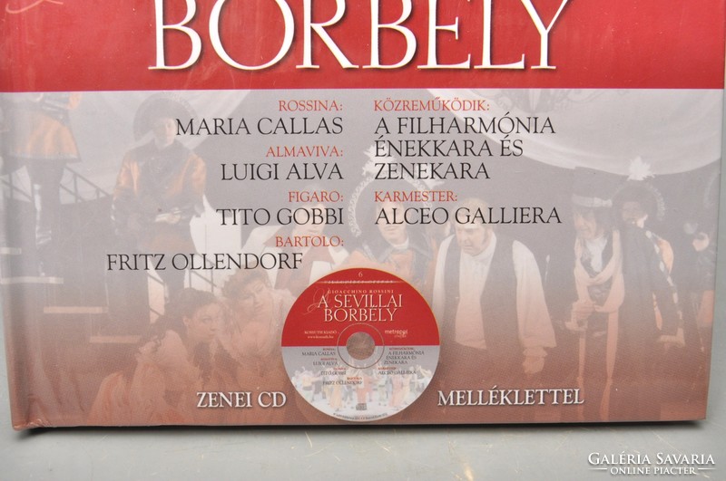 Opera Rossini: A Sevillai Borbély. Énekel Maria Callas, Tito Gobbi . Bontattlan CD !