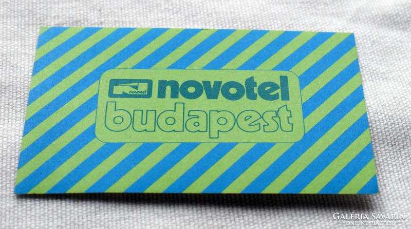 Retro sticker hotel novotel budapest