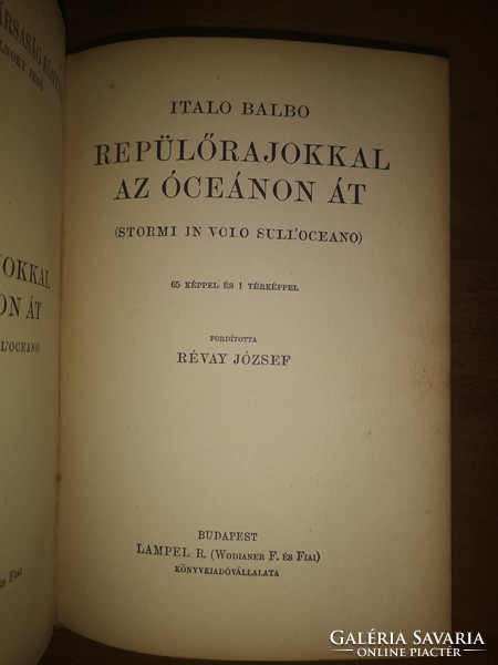 Repülőrajokkal az óceánon át. Fordította Révay József. Magyar Földrajzi Társaság Könyvtára.