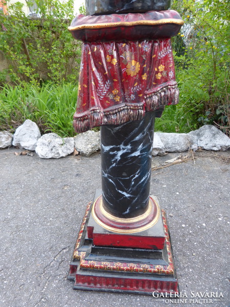 150 cm, Pirogránit szerecsen szobor.