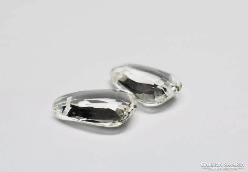 Wonderful Rhinestone Pair 18.45 Ct Gemstone for Jewelers, Collectors or Other Hobbies - New