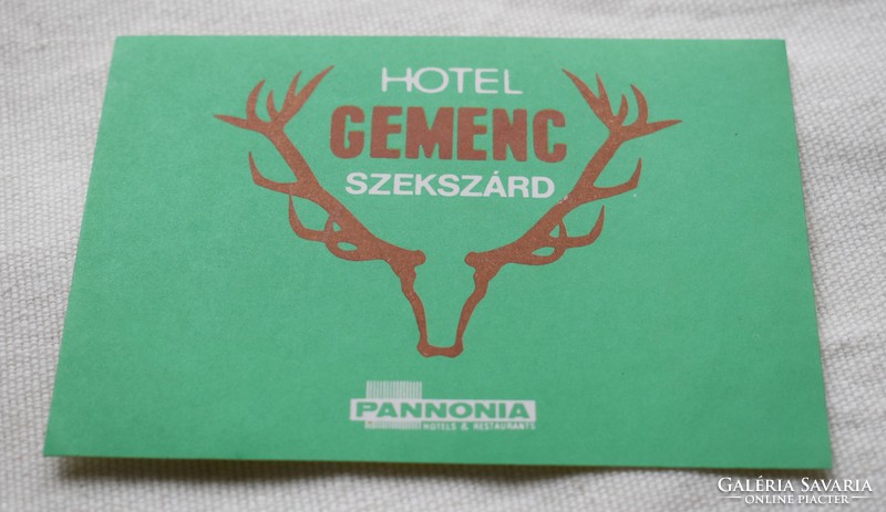 Retro matrica Hotel Gemenc Szekszárd