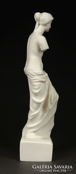 1I567 Milo Venus Alabaster Statue 25.5 Cm