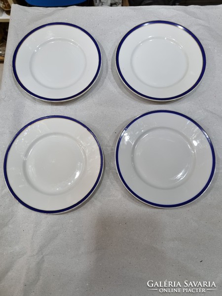 4 pcs old zsolnay cake plate