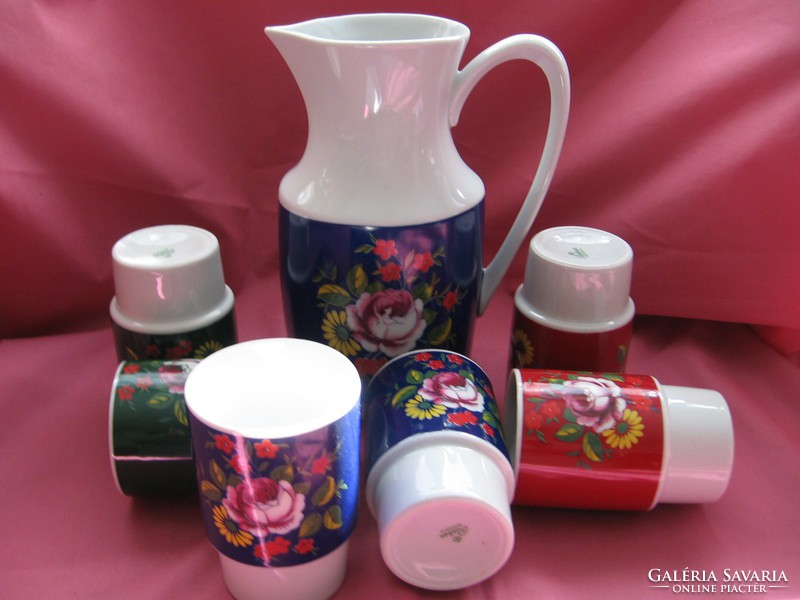 Round rosy special drink rieber bavaria retro set