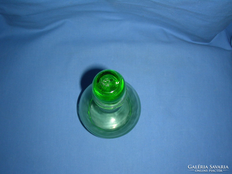 Uranium green brandy / liqueur bottle