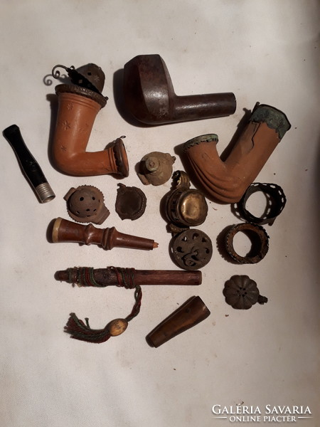 Pipe accessories, remnants, etc.