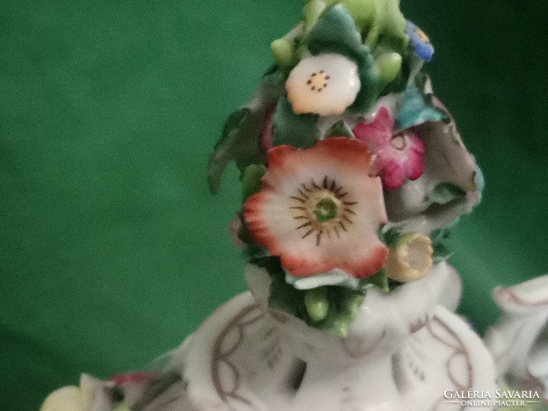 Alt Wien - Royal Vienna kisméretű potpourri váza az 1900-as évek elejéről