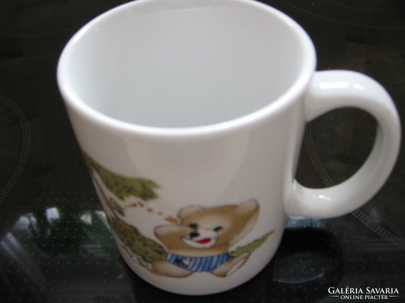Teddy bear English kids mug