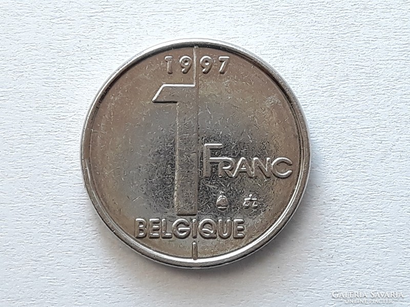 1 Franc 1997 érme - Belga 1 franc 1997 külföldi pénzérme
