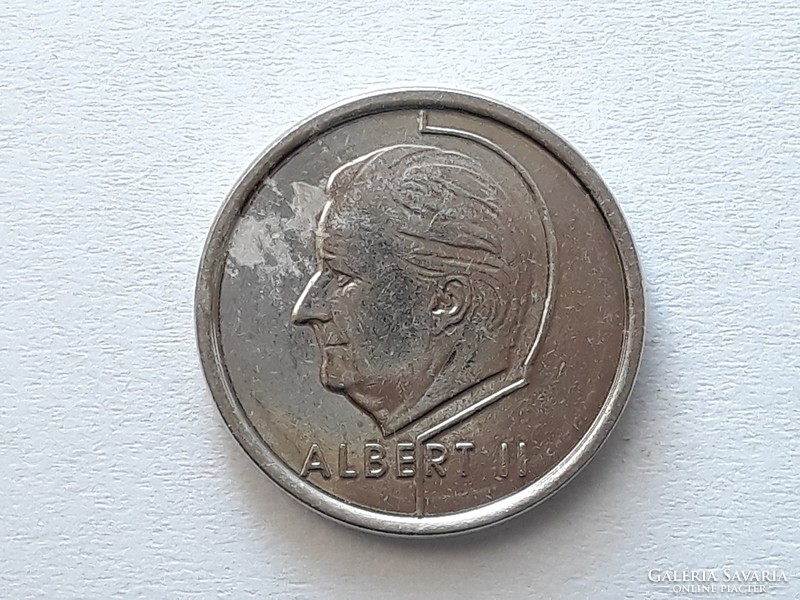 1 Franc 1997 coin - Belgian 1 franc 1997 foreign coin