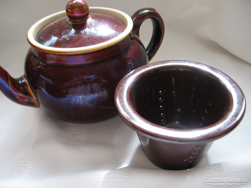 Art deco villeroy bock luxenbourg antique heat resistant tea and coffee pot