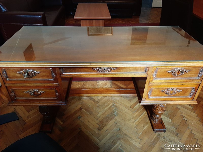 Ornate carved desk