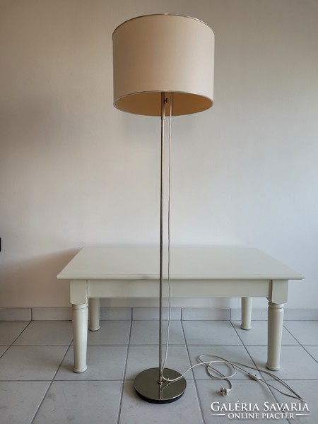 Retro régi krómozott állólámpa állítható magasságú mid century lámpa