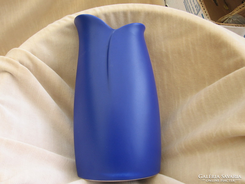 Asa selection germany memphis style matt blue vase