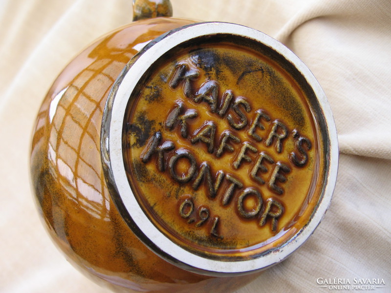 Retro KAISER'S KAFFEE KONTOR kancsó by Peter Behrens