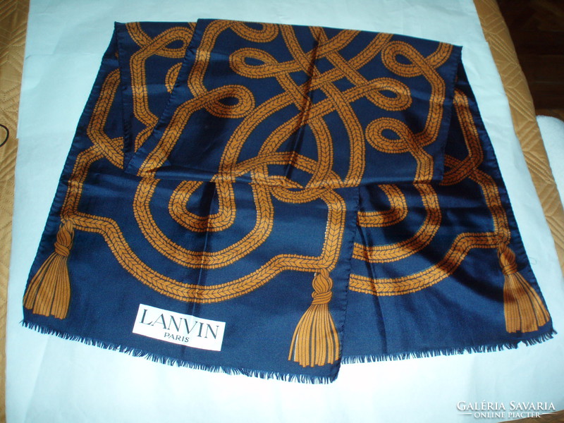 Vintage lanvin silk scarf
