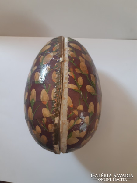 Easter! Antique catkin catkin branched paper paste Easter eggs 12.5 cm