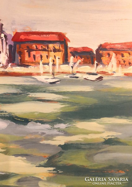 Fk/181 - painting by painter Pál baráth - Venice