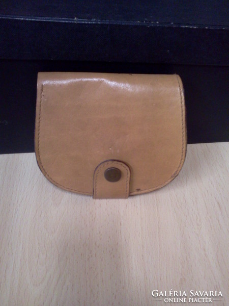 Leather wallet belt bag