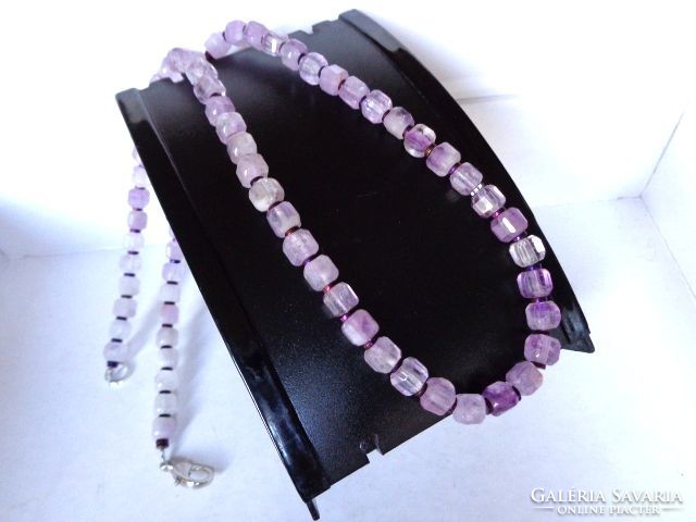 Lavender quartz special mineral necklace