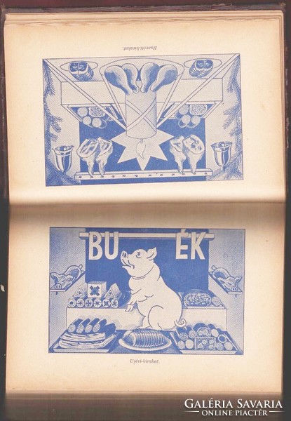 Antique butcher's and butcher's trade book - Sandor Nanási-Nagy: - 1941. Very rare!