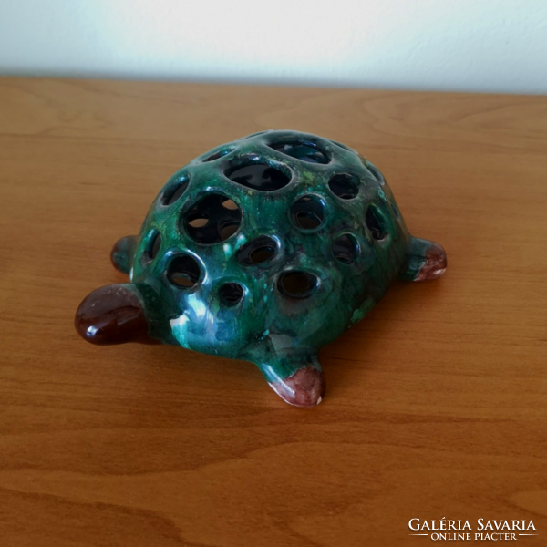 Retro ceramic craft turtle