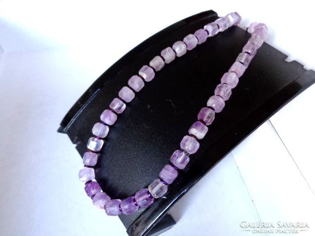 Lavender quartz special mineral necklace