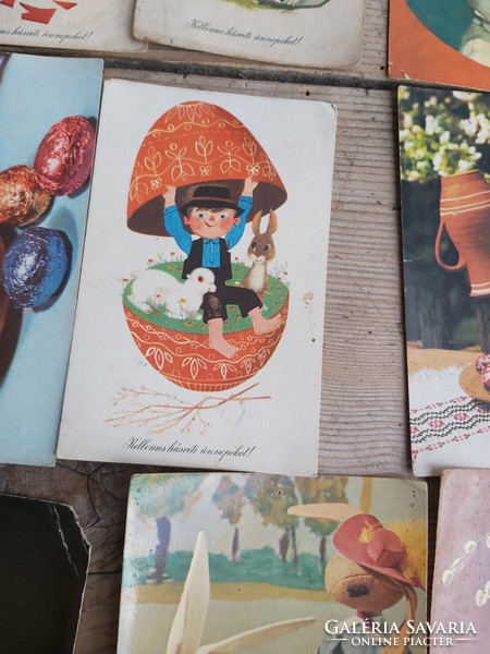 Húsvéti képeslap lapok nosztalgia Kellemes Húsvéti Ünnepeket