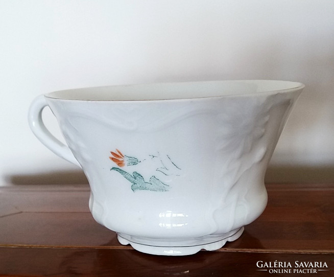 Antique porcelain floral old cup 1 pc