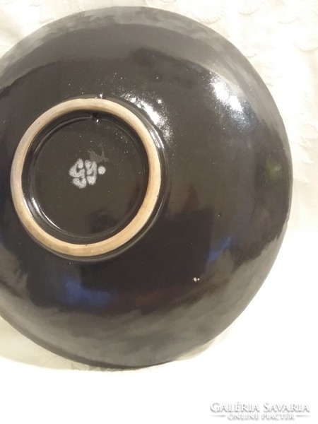 Wedding, marked ceramic bowl, 30 cm