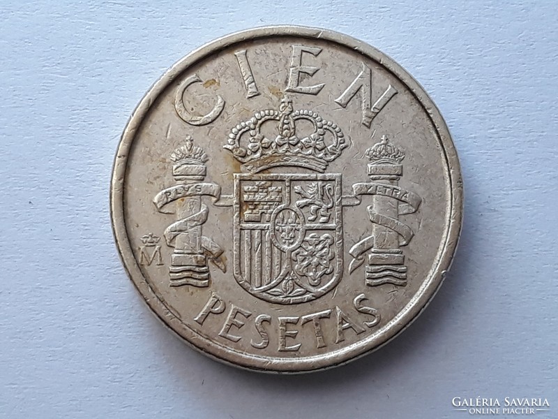 100 Pesetas 1986 érme - Spanyol 100 pezeta 1986 külföldi pénzérme