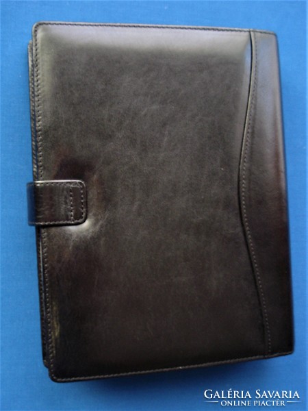Buckle, genuine leather deadline diary