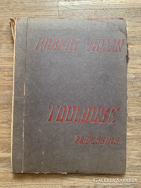 Sale !!! Robert vallin: 16 drawings about Toulouse 1917 France