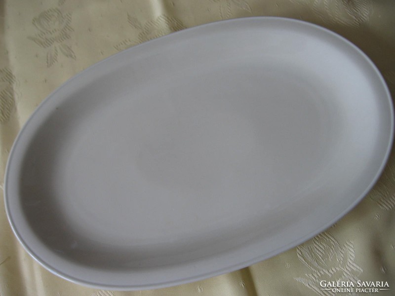 Large, elegant, old Fürstenberg bone-colored bowl