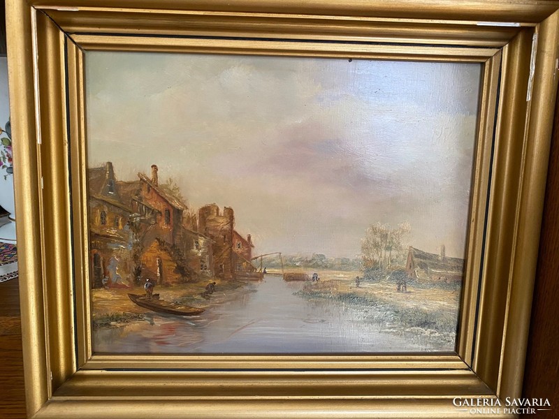 Oil painting by Károly Kassai for sale!