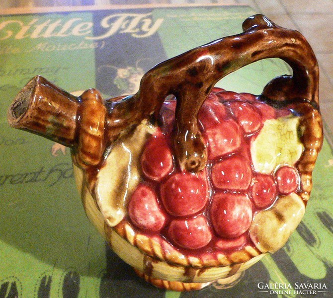 Antique majolica, ceramic jug