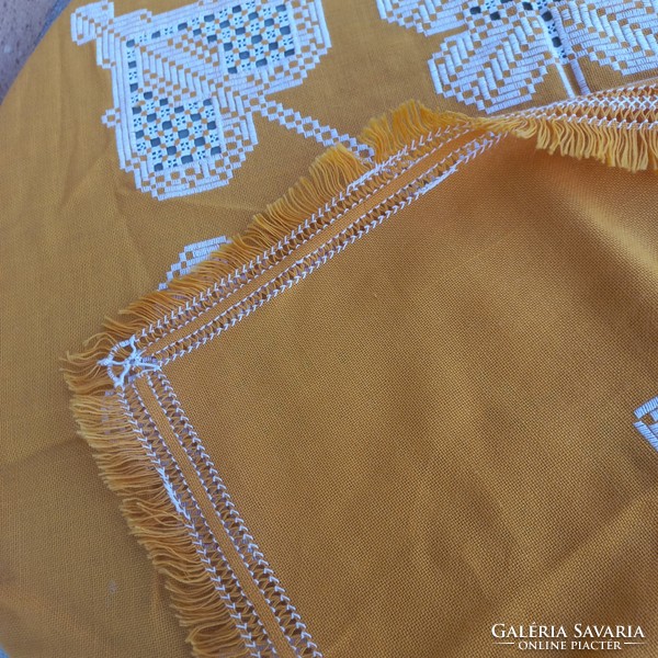 Cross-stitch tablecloth - sun fabric