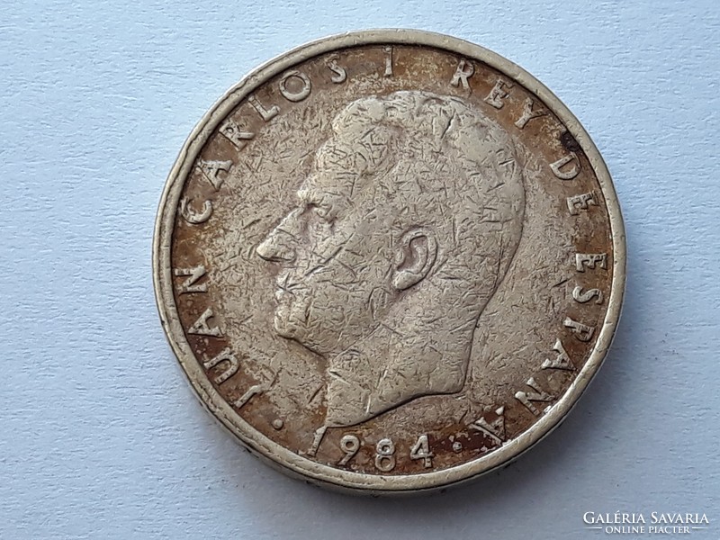 100 Pesetas 1984 coin - Spanish 100 pesetas 1984 foreign coin