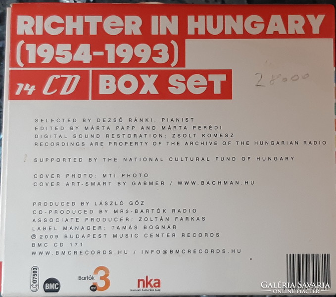 Richter in hungary 1954 - 1993 14 CDs - a rare publication !!