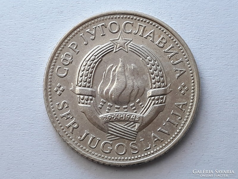 5 Dinara 1973 érme - Jugoszláv 5 dínár 1973 külföldi pénzérme