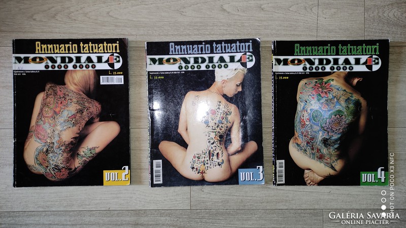 Klaszikus - Annuario Tatuatori - tetováló TATTOO magazin 1998 - 1999 darabár