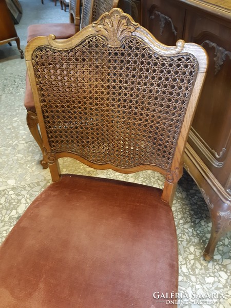 Chippendél barok Warrings faragott 4 szék