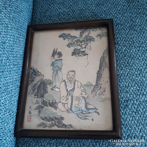 Hurry up at half price - Japanese painting or woodcut