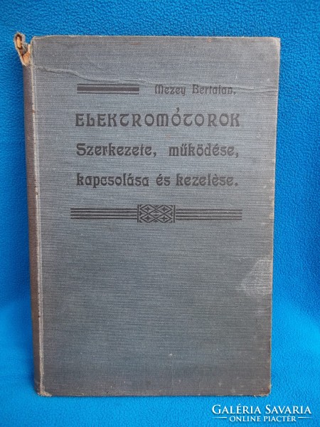 MEZEY BERTALAN ELEKTROMÓTOROK 1910