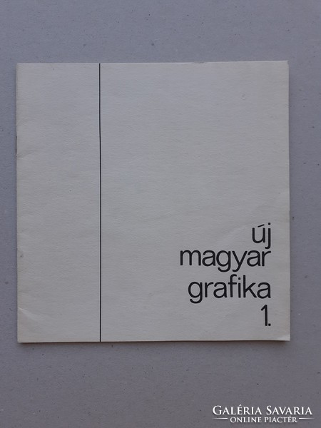 Modern Hungarian graphics catalog