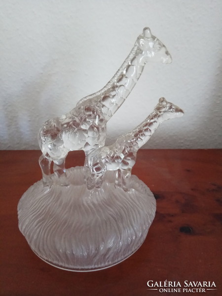 Giraffe glass sculpture